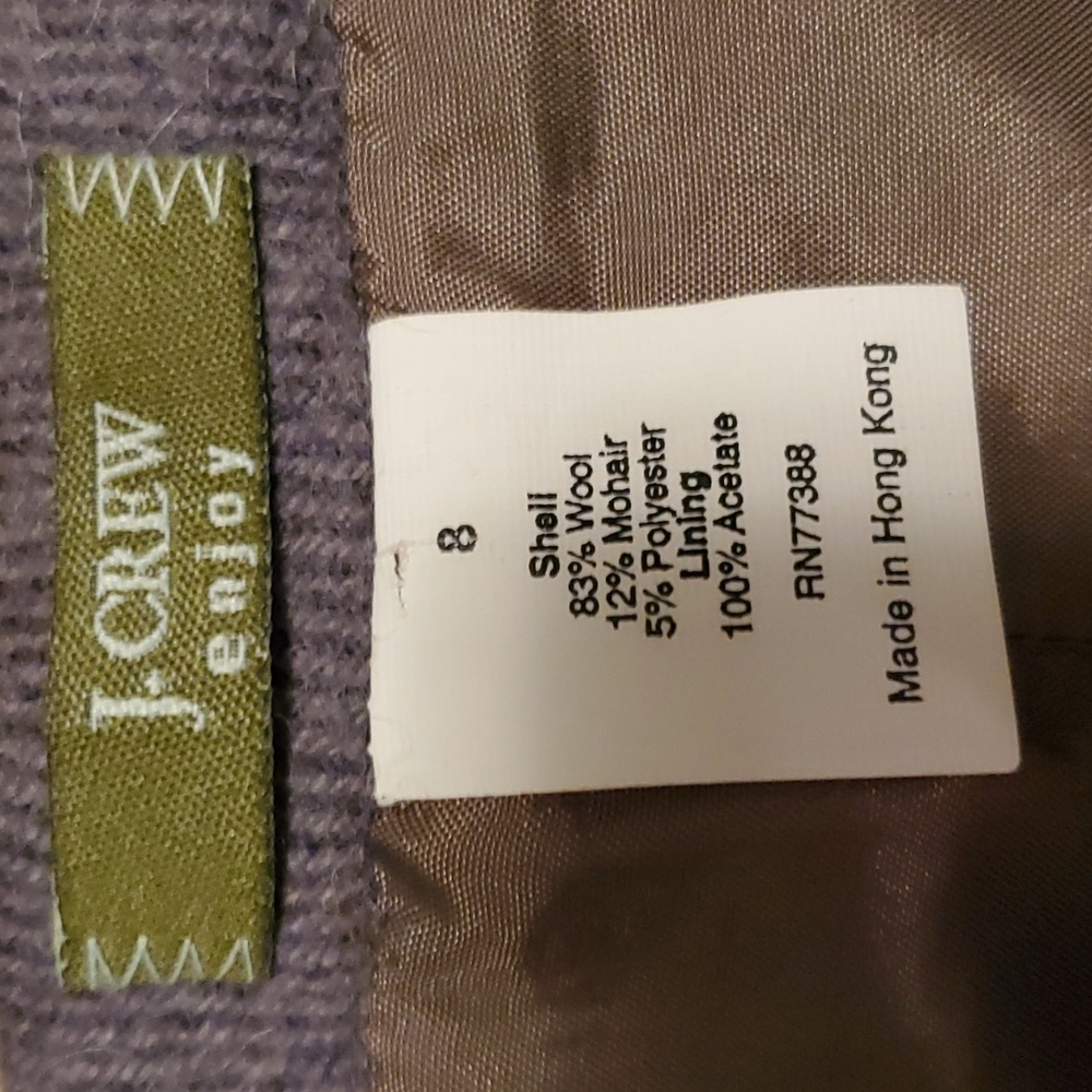 J Crew grey wool skirt. - Picture 2 of 8